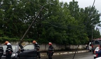 ACCIDENT LA INTRAREA ÎN PUCIOASA