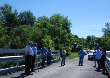 Astăzi la Valea Lungă a avut loc recepția lucrărilor la podul peste pârâul Tinoasa