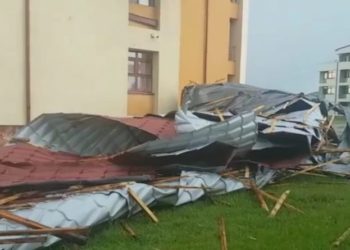 FURTUNA A PRODUS PAGUBE ÎN CAMPUSUL UNIVERSITAȚII VALAHIA