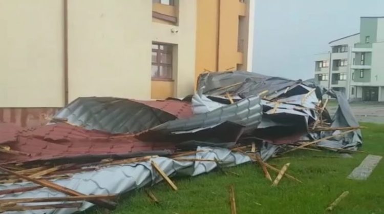 FURTUNA A PRODUS PAGUBE ÎN CAMPUSUL UNIVERSITAȚII VALAHIA