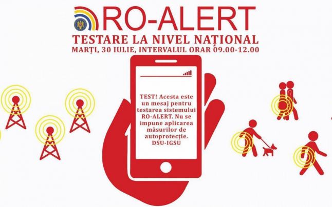 ULTIMA VERIFICARE DIN SERIA TESTELOR ALOCATE SISTEMULUI RO-ALERT
