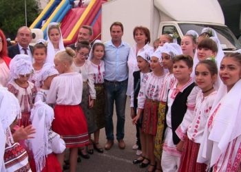 Zile de sărbătoare la FIENI! La sărbătoare a participat și doamna Deputat HOLBAN Carmen