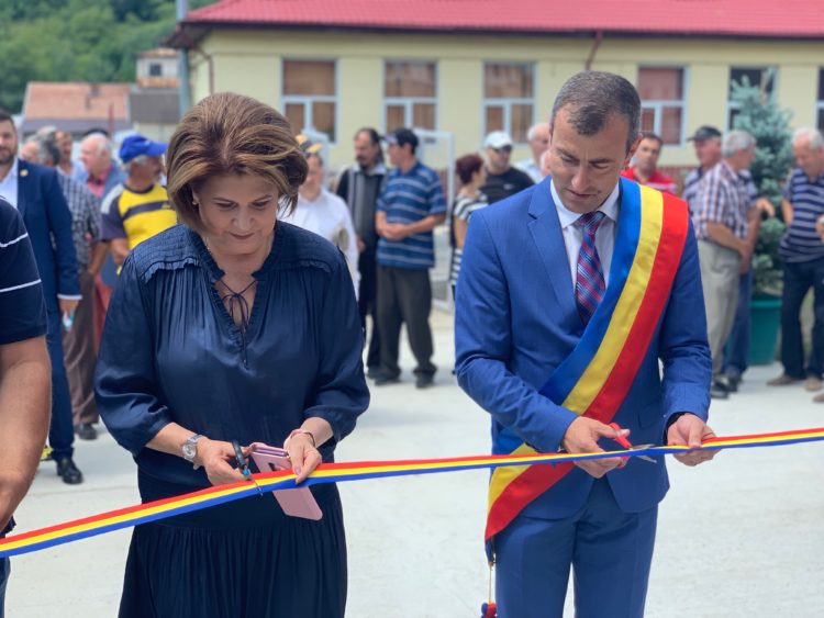 INAUGURARE LA MOROENI ÎN PREZENȚA EUROPARLAMENATULUI ROVANA PLUMB – PREȘEDINTELE PSD DÂMBOVIȚA