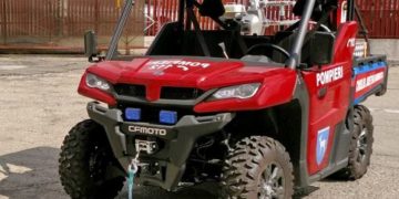 TEHNICA DE INTERVENȚIE A POMPIERILOR DAMBOVITENI ,SE ALINIAZĂ STANDARDELOR EUROPENE.AU ÎN DOTARE O AUTOSPECIALĂ DE TEREN A250-UTV.