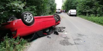 ACCIDENT LA SĂBĂRENI!DOI TINERI DIN DÂMBOVIȚA AU FOST IMPLICAȚI ÎN EVENIMENT