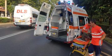 ACCIDENT ÎN TÂRGOVIȘTE! UN BĂRBAT A FOST ACROȘAT DE UN AUTOTURISM