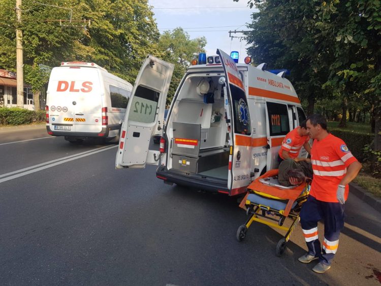 ACCIDENT ÎN TÂRGOVIȘTE! UN BĂRBAT A FOST ACROȘAT DE UN AUTOTURISM