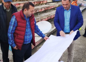 VIZITĂ LA ȘANTIERUL CARE VIZEAZĂ MODERNIZAREA STADIONULUI MUNICIPAL ”EUGEN POPESCU”