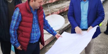 VIZITĂ LA ȘANTIERUL CARE VIZEAZĂ MODERNIZAREA STADIONULUI MUNICIPAL ”EUGEN POPESCU”