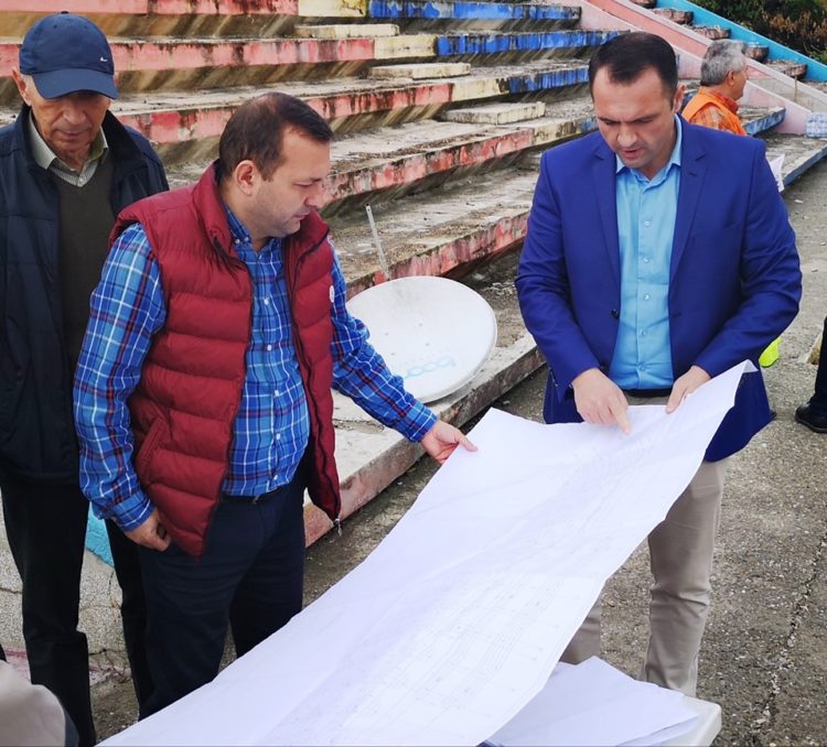 VIZITĂ LA ȘANTIERUL CARE VIZEAZĂ MODERNIZAREA STADIONULUI MUNICIPAL ”EUGEN POPESCU”