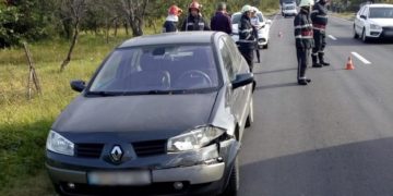 O PERSOANĂ A FOST RĂNITĂ ȘI TREI MAȘINI AU FOST AVARIATE, ÎN ACEASTĂ DIMINEAȚĂ, PE DN 71, ÎN JUDEȚUL DÂMBOVIȚA