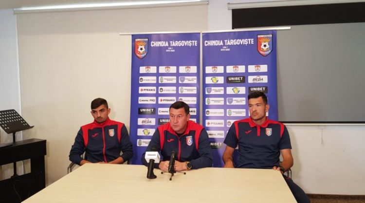 CHINDIA A SUSȚINUT O CONFERINȚĂ DE PRESĂ, PREMERGĂTOARE MECIULUI CU GAZ METAN MEDIAȘ, PROGRAMAT SÂMBĂTĂ, 26 OCTOMBRIE, DE LA ORA 18:00, PE ILIE OANĂ