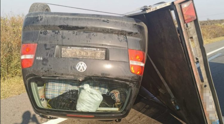 UN ACCIDENT PUTERNIC A AVUT LOC, MIERCURI, PE A1, LA KM 68 ÎN DREPTUL LOCALITĂȚII DAMBOVIȚENE ULIEȘTI