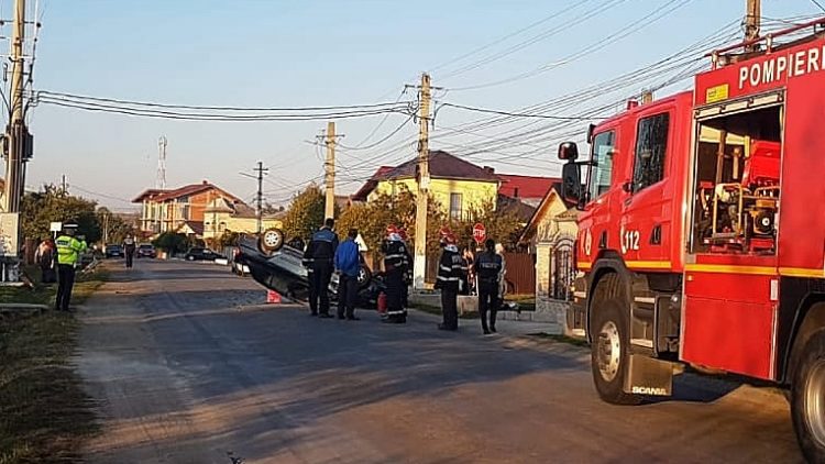 DOUĂ PERSOANE AU FOST RĂNITE ÎNTR-UN ACCIDENT PETRECUT ÎN ACEASTĂ DIMINEAȚĂ LA DRAGOMIREȘTI