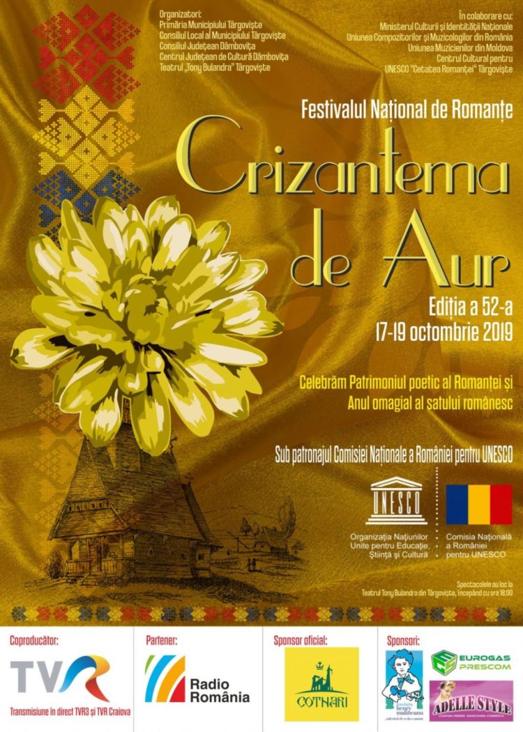 FESTIVALUL NAȚIONAL DE ROMANȚE ”CRIZANTEMA DE AUR”