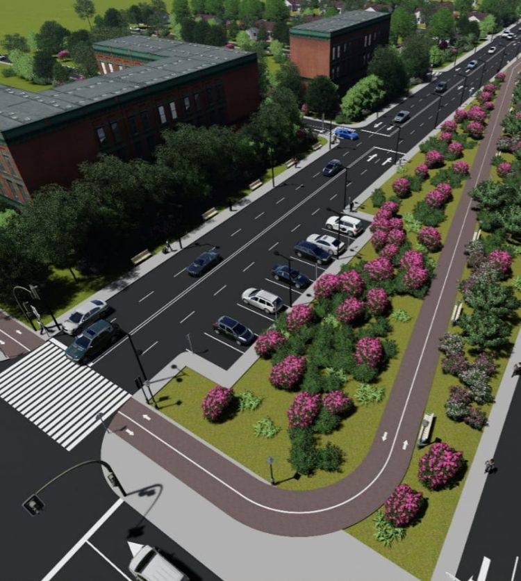 Drum lărgit și pista de biciclete către zona UM Gara!