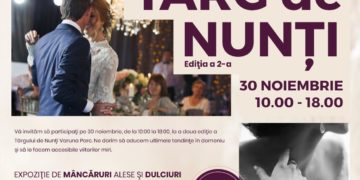 NU RATAȚI CEA DE-A DOUA EDIȚIE A TÂRGULUI DE NUNȚI VARUNA PARC DIN GĂEȘTI
