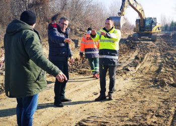 Vizită de lucru la proiectul privind reabilitarea centurii municipiului Târgoviște.