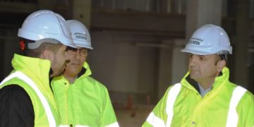 Vizită pe șantierul care vizează „Dâmbovița Mall”