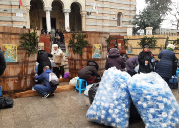 Jandarmii dâmboviţeni , alături de cetățeni de Bobotează și Sfântul Ioan Botezătorul