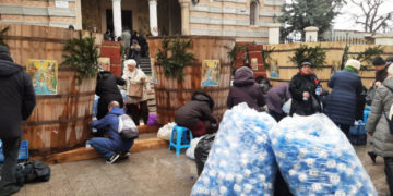 Jandarmii dâmboviţeni , alături de cetățeni de Bobotează și Sfântul Ioan Botezătorul