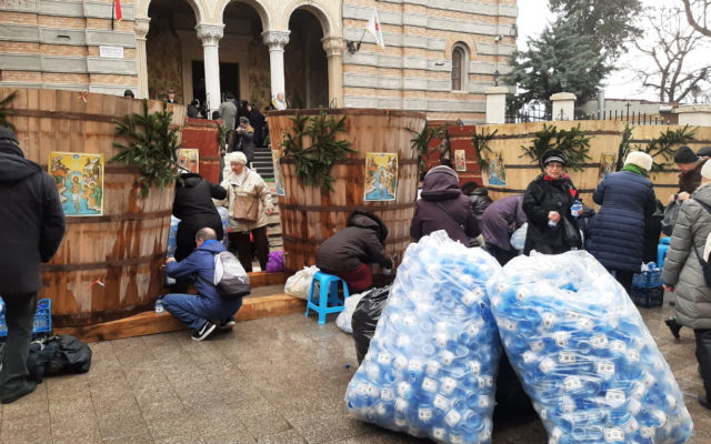 Jandarmii dâmboviţeni , alături de cetățeni de Bobotează și Sfântul Ioan Botezătorul