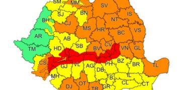 Dâmbovița sub cod galben și cod roșu de vânt!