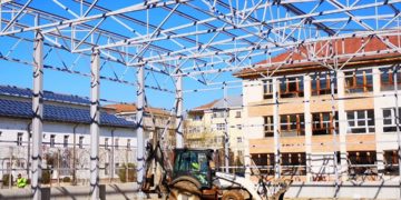 Continuă lucrările la Școala „Matei Basarab” din Târgoviște!