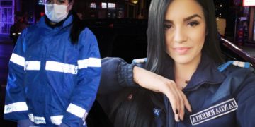 CEA MAI FRUMOASĂ JANDARMERIȚĂ DIN DÂMBOVIȚA SE AFLĂ ÎN LINIA ÎNTÂI ÎN LUPTA DE PREVENIRE A EXTINDERII CONTAMINARILOR CU COVID 19 ÎN DÂMBOVIȚA