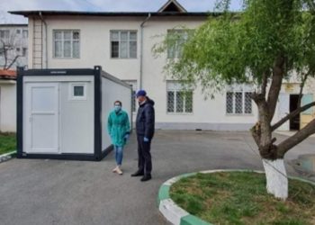 Compania GEO-STING a donat Spitalului Județean de Urgență Târgoviște un container sanitar!