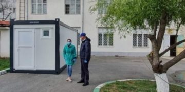 Compania GEO-STING a donat Spitalului Județean de Urgență Târgoviște un container sanitar!