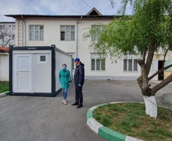 Compania GEO-STING a donat Spitalului Județean de Urgență Târgoviște un container sanitar!