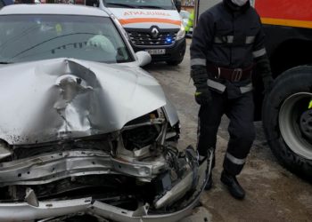 Accident rutier la Băleni!
