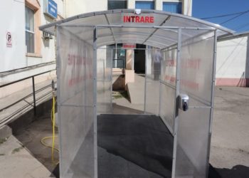 Tunel de dezinfecție la Spitalul Municipal Moreni!
