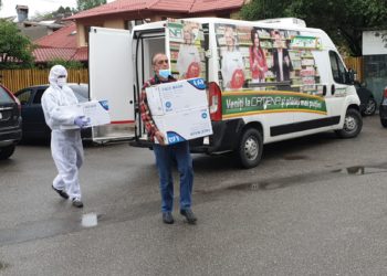 70.000 de măști chirurgicale sponsorizare pentru spitalele din Dâmbovița din partea distribuitorului farmaceutic Fildas Trading, grup CATENA!