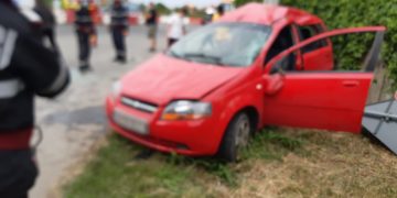 Accident rutier în comuna Tărtășești!