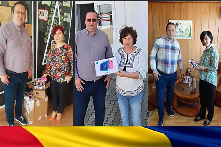 Tablete și telefoane pentru elevii din Pucioasa!