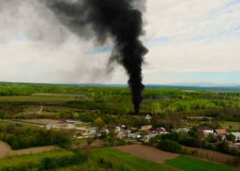 Garda de Mediu i-a amendat pe cei care au ars anvelope!