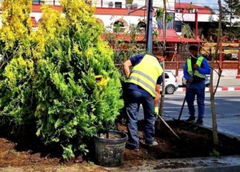 Lucrările la Piața Tricolorului din Târgoviște sunt aproape finalizate!