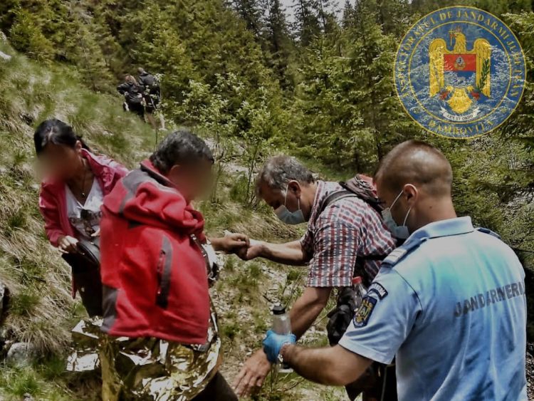 Jandarmii de la Postul Montan Peștera și salvamontiștii au intervenit weekendul trecut în sprijinul unei persoane accidentate!