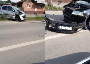 Accident rutier la Fieni!