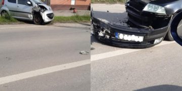 Accident rutier la Fieni!