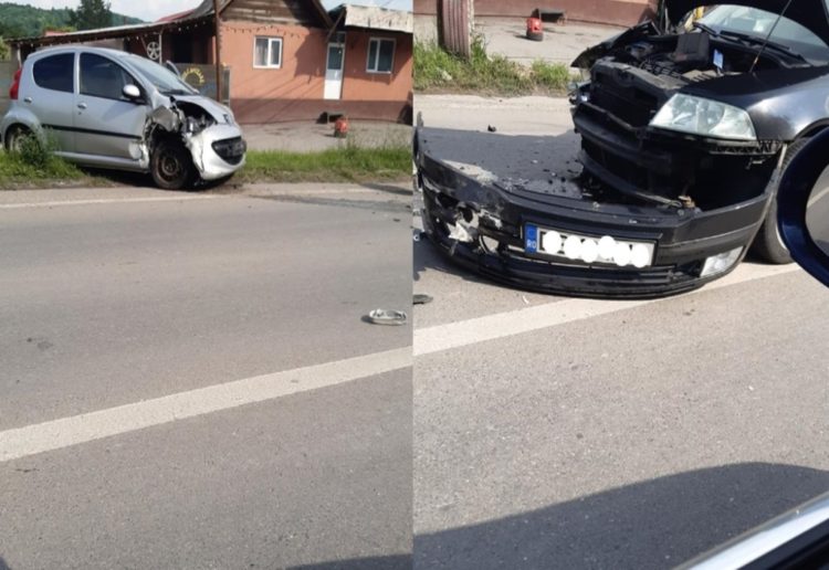 Accident rutier la Fieni!