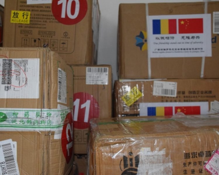 Ajutoarele medicale solicitate de Dâmbovița au sosit din China!
