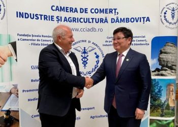 Ambasadorul Republicii Kazahstan a fost în vizită la Camera de Comerț Dâmbovița!