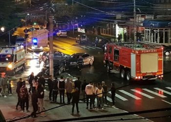 Accident în centrul Municipiului Târgoviște!