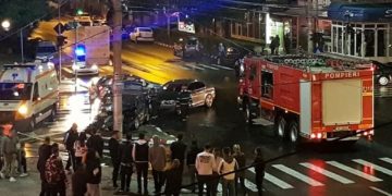 Accident în centrul Municipiului Târgoviște!
