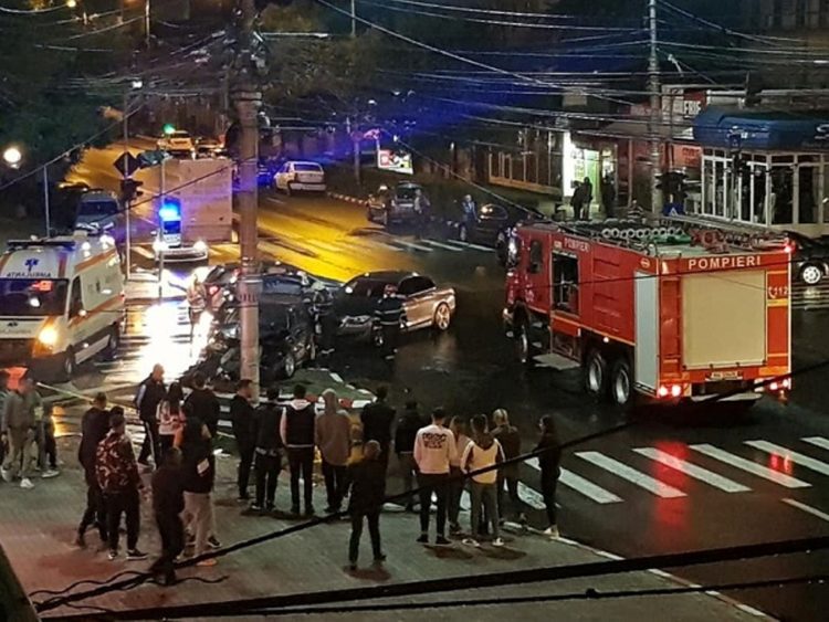 Accident în centrul Municipiului Târgoviște!