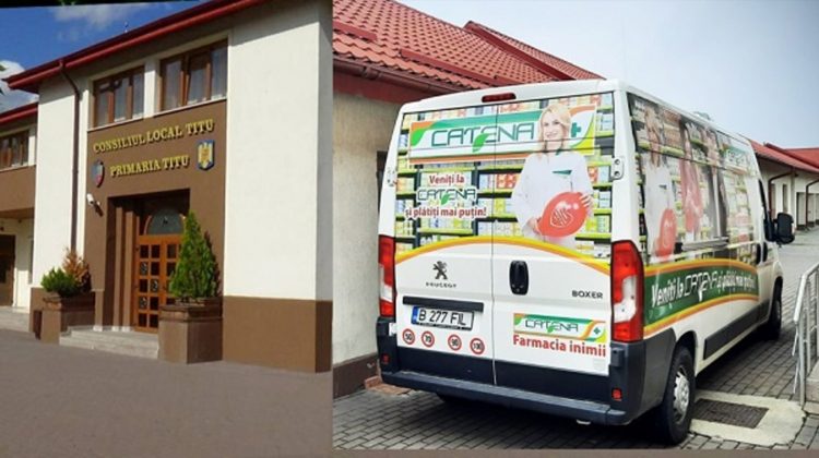 Farmaciile Catena au donat materiale de protecție și dezinfectante la Primăria Titu!