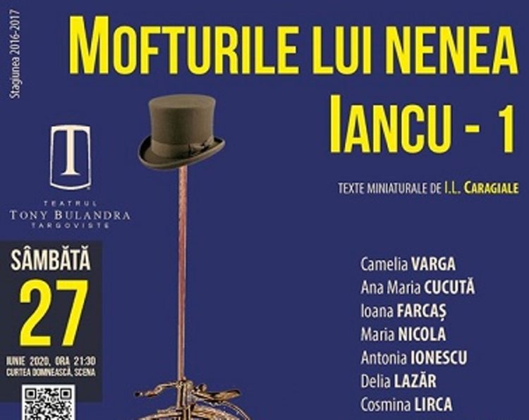 Un nou spectacol derulat de Teatrul Tony Bulandra Târgoviște!